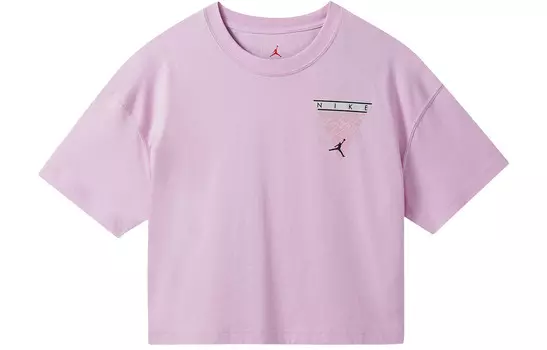 Укороченный топ женский розовый Jordan