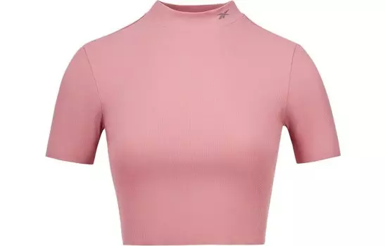 Укороченный топ женский розовый Reebok