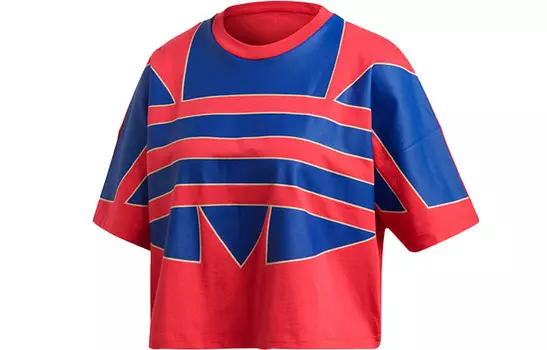 Укороченный топ женский Rush Pink/Hyper Royal Adidas Originals