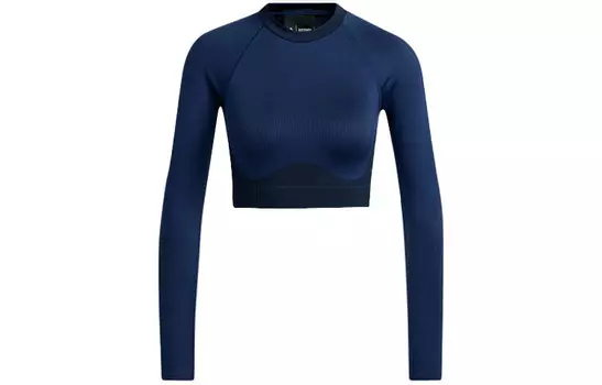 Укороченный топ женский синий Adidas Originals