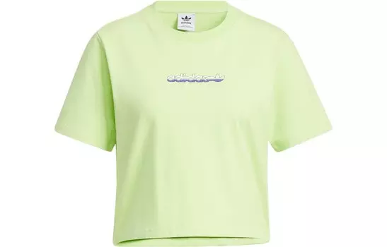 Укороченный топ женский Sour Green Adidas Originals