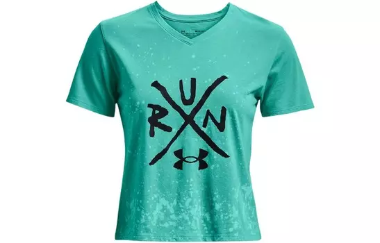 Укороченный топ женский светло-зеленый Under Armour