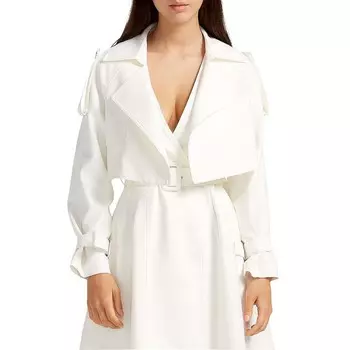 Укороченный тренч Manhattan Belle & Bloom, кремовый