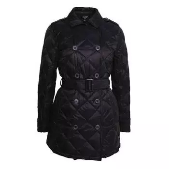 Укороченный тренч Ralph Lauren из нейлона, черный