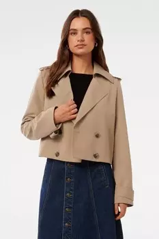 Укороченный тренчкот Ellie Forever New, коричневый