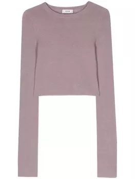 Укороченный трикотажный топ Ely Sun Haikure, фиолетовый