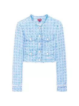 Укороченный твидовый жакет Keyla STAUD