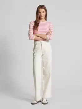 Укороченный вязаный свитер с рукавами 3/4 модель 'RAXOW' American Vintage, светло-розовый