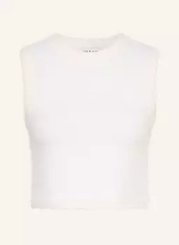 Укороченный вязаный топ Mrs & Hugs, экрю