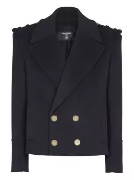 Укороченный жакет BALMAIN, синий