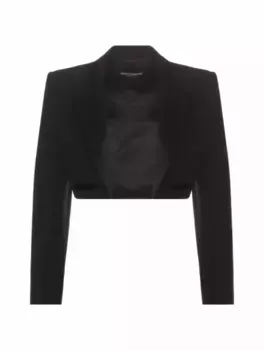 Укороченный жакет Dolce&Gabbana, черный
