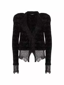 Укороченный жакет с пайетками Balmain