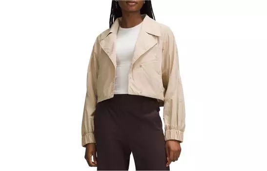 Укороченный женский тренчкот Lululemon, Black/BLK