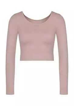 Укороченный женский жилет с длинными рукавами Sloggi Ever Infused sloggi, цвет Foggy Mauve