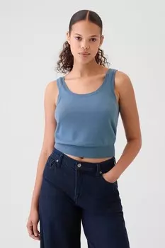 Укороченный жилет Cashsoft Gap, синий