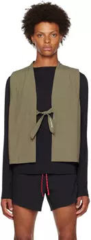 Укороченный жилет цвета хаки District Vision
