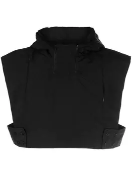 Укороченный жилет Del с капюшоном Off Duty, черный