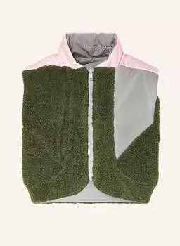 Укороченный жилет jcberri с двухсторонним мехом Тедди Thejoggconcept, мультиколор