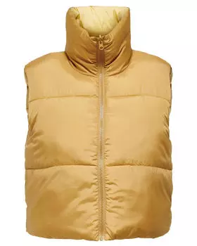 Укороченный жилет Only, желтый