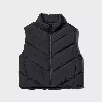 Укороченный жилет Uniqlo Pufftech, 09 черный