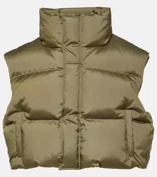 Укороченный жилет Wardrobe.Nyc, зеленый