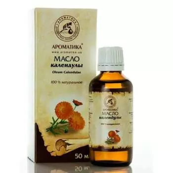 Украинская косметика Масло календулы 50мл, Ukraiskie Kosmetyki