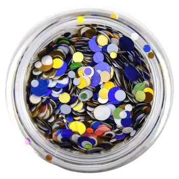 Украшение для ногтей 5 Золото Claresa Confetti