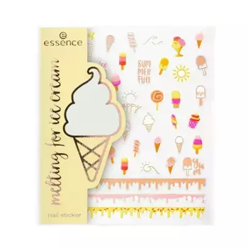 Украшение ногтей Melting Ice Cream Pegatinas Para Uas Essence, 1 UD
