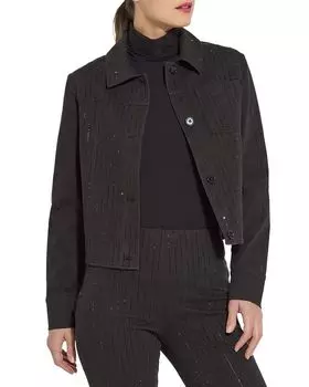 Украшенная джинсовая куртка Nala Lyss Plus, черный