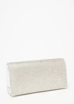 Украшенная сумка Quiz, серебро