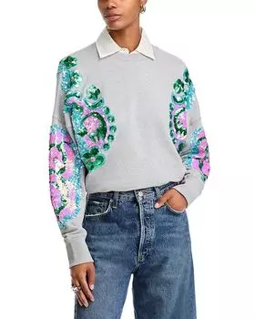 Украшенная толстовка Essentiel Antwerp, серый