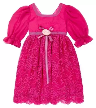 Украшенное кружевное платье Patachou, розовый