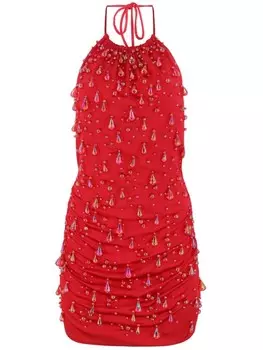 Украшенное платье Cult Gaia, красный