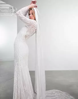 Украшенное свадебное платье ASOS EDITION Selena