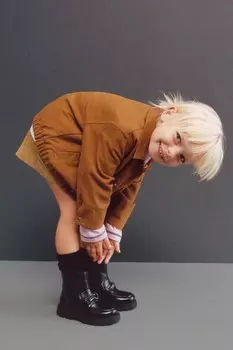 Украшенные сапоги ZARA, черный