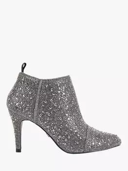 Украшенные скайлой туфли на высоком каблуке KG Kurt Geiger, цвет Grey Pewter