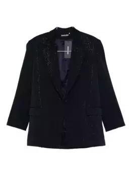 Украшенный блейзер David Koma, синий