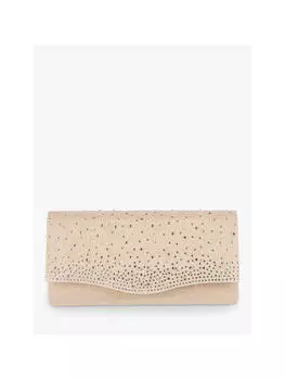 Украшенный клатч Paradox London Deja, цвет шампанского