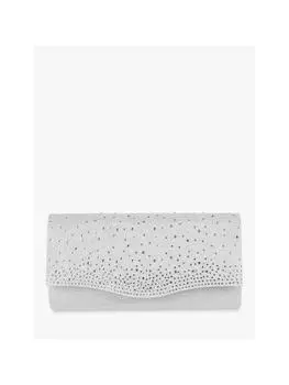 Украшенный клатч Paradox London Deja, серебро