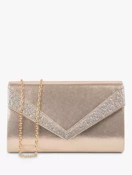 Украшенный клатч Paradox London Devora, цвет шампанского
