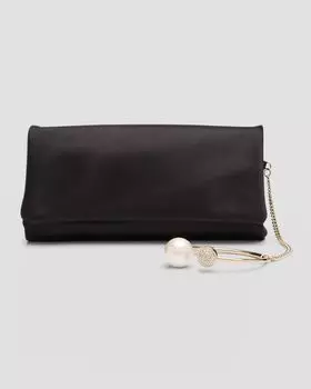 Украшенный шелковый браслет Xandra Jimmy Choo, цвет Black