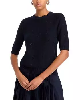 Украшенный свитер Fabiana Filippi, синий