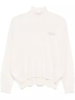 Украшенный свитер Peserico Punto Luce, серый