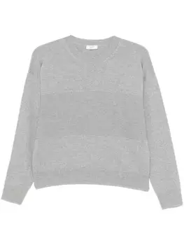 Украшенный свитер Peserico Punto Luce, серый