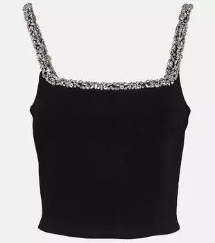 Украшенный топ Simkhai, черный