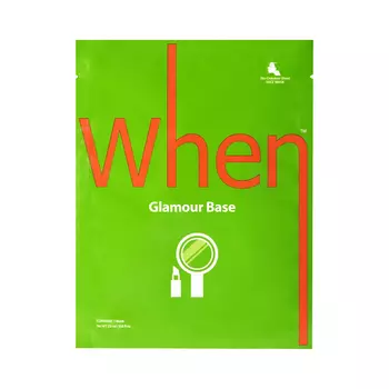 Укрепляющая биоцеллюлозная тканевая маска glamour base firming premium bio-cellulose sheet mask When, количество 1 шт.