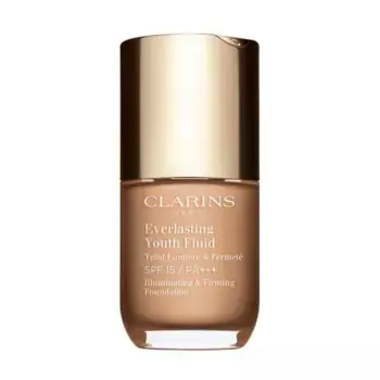 Укрепляющая и осветляющая основа под макияж Everlasting Youth Fluid Clarins, цвет honey