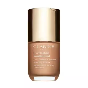 Укрепляющая и осветляющая основа под макияж Everlasting Youth Fluid Clarins, цвет amber