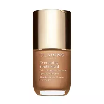 Укрепляющая и осветляющая основа под макияж Everlasting Youth Fluid Clarins, цвет chestnut