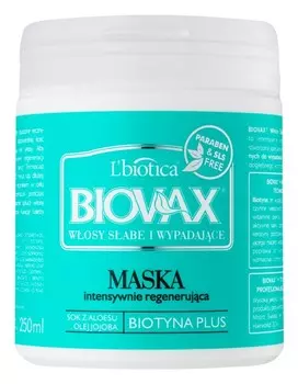 Укрепляющая маска против выпадения волос L’biotica Biovax Falling Hair